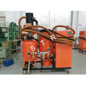 China Grit Sandblaster Vacuum System Automatic Abrasive Recycling Dust free wholesale