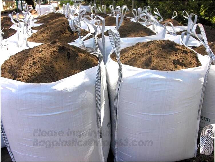 customizable PP u-panel baffle big bag /coated white woven PP jumbo bag/ventilated 4 panel baffle bag/all colors availab
