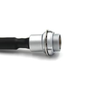 China ZEG 0B Circular 4 Pin Connector IP50 Back Panel Mount Circular Connector on sale