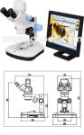 LED Digital Optical Microscope 500x With Digital Camera A32.2602