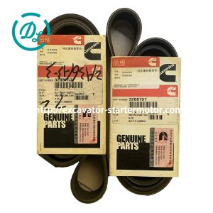 China EexcavaStart Cummins 6BTA V Ribbed Belt OEM 3288757 3911588 8PK1417 wholesale