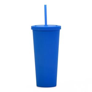 Customization Lightweight Insulated Plastic Tumblers Double Wall Sports Reusable