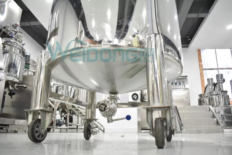 Biotechnology 500L Mixing Tank Agitator Moveable Multi Function
