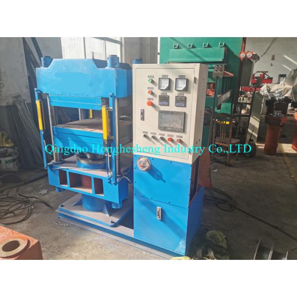 Eva Black Foam Rubber Band Vulcanizing Press Machine Q235 Material