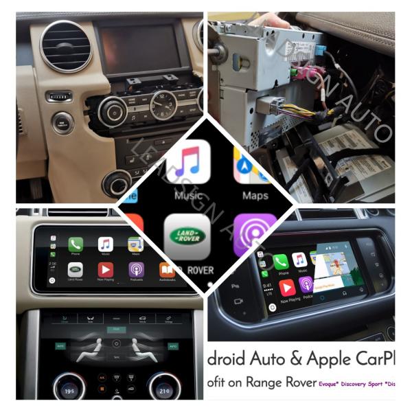 Automotive Land Rover Video Interface Support HDMI Input Screen Mirroring Option