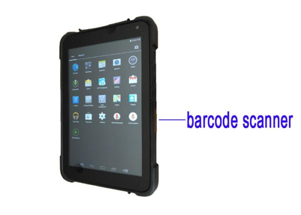 Quality Waterproof Rugged Tablet With Barcode Scanner , Android Barcode Scanner Tablet for sale
