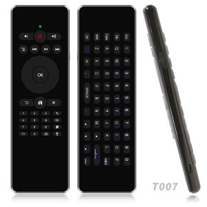 China Wireless Keyboard And Mouse For Android Tv With 7 Colors Backlight Keys wholesale