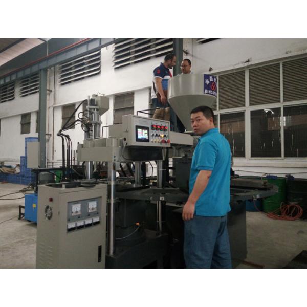 One Color PVC Crystal Plastic Shoes Making Machine With Oil Pressure Circuit Design
