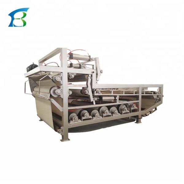 Sludge Dewatering Treatment Belt Filter Press with Stainless Steel/Carbon Steel Material