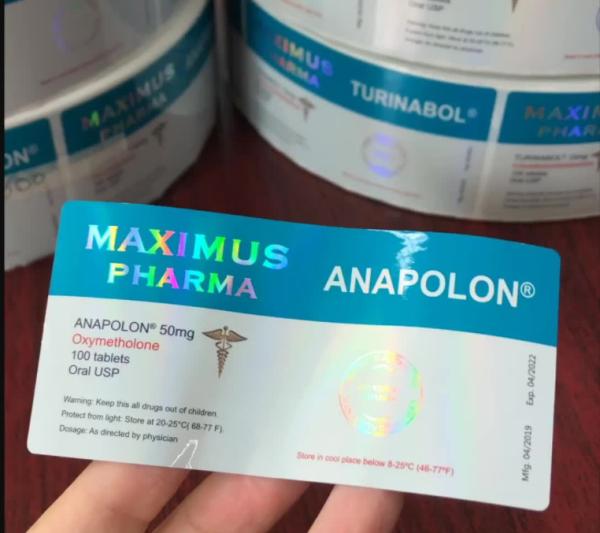 Quality Maximus Pharma 10ml Vial Labels And Boxes For Boldenone Undecylenate USP 250mg/ml for sale
