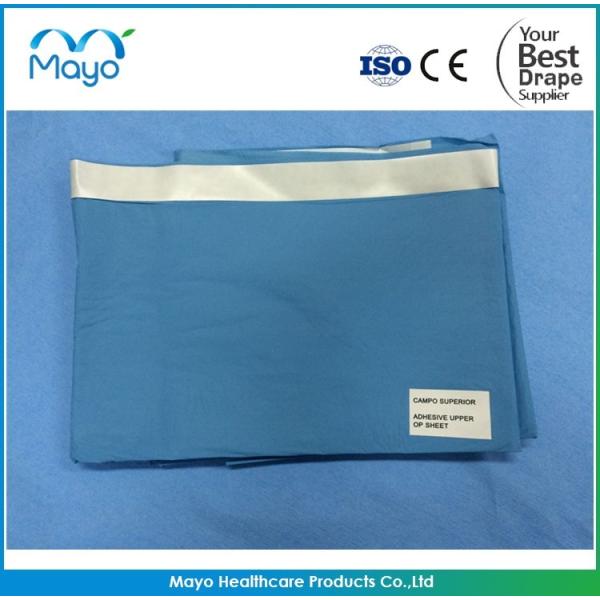 SMS 35gsm TUR Drape Clear Adhesive Incise Drapes With 3M Tape