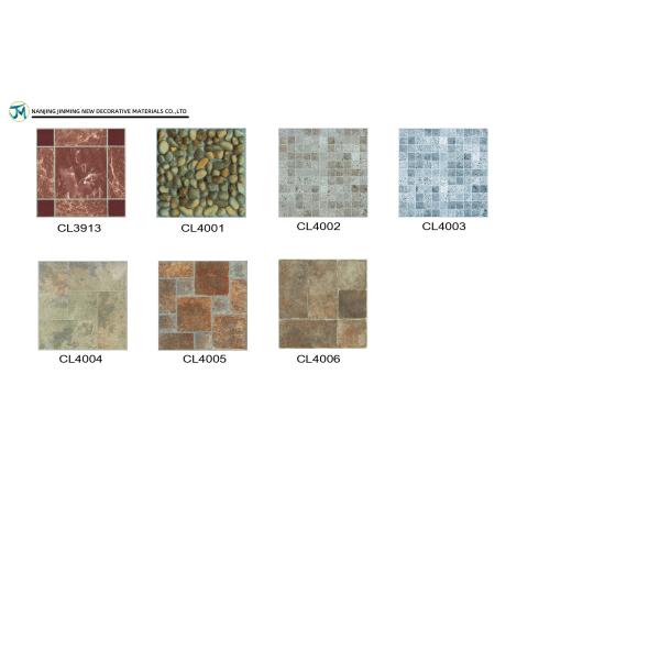 High Gloss Bathroom Floor Self Adhesive Tiles Geometry Puzzle Square Kitchen