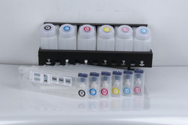 Quality 440ML Continuous Bulk Ink System For Piezo Printers Dual CMYK for sale