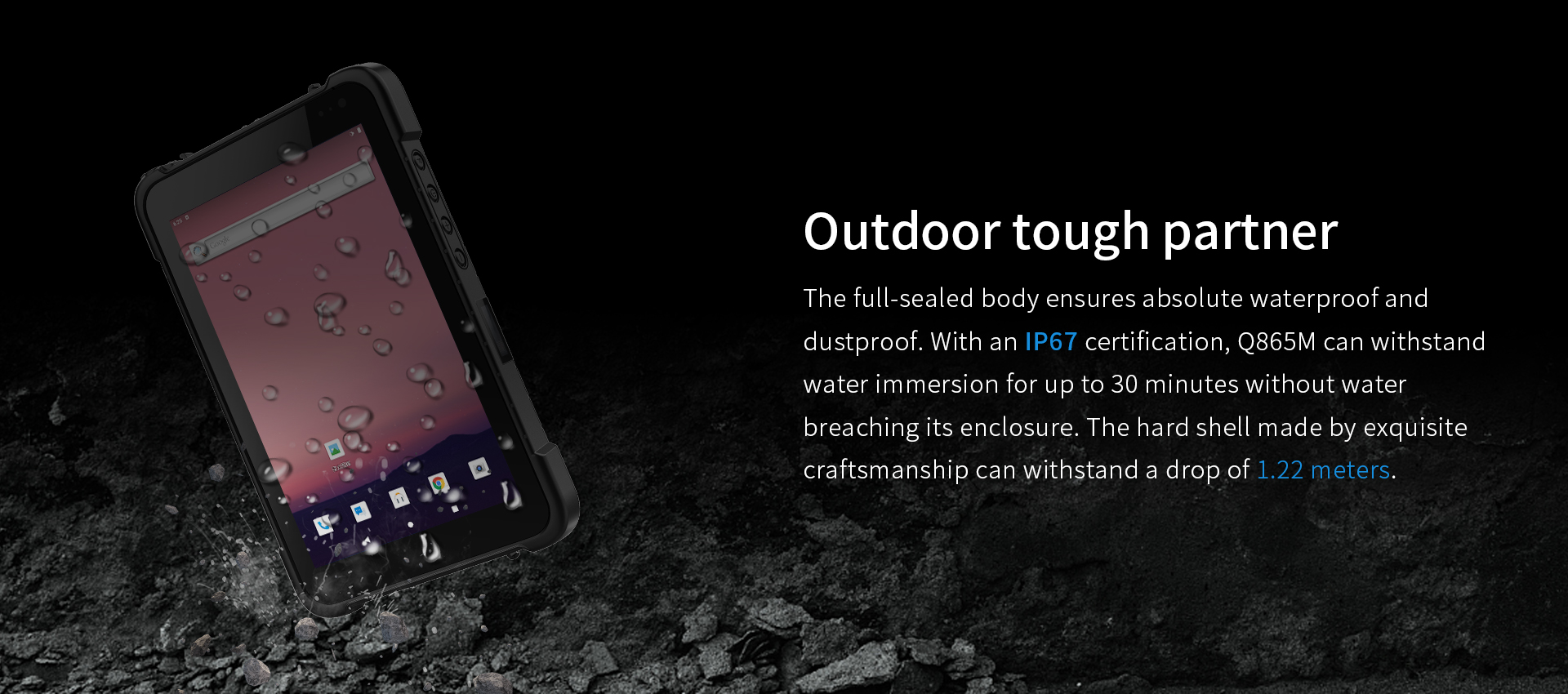 Upgrade Your Outdoor Work with this 8-Inch Rugged Android Tablet NFC 5G GPS and More