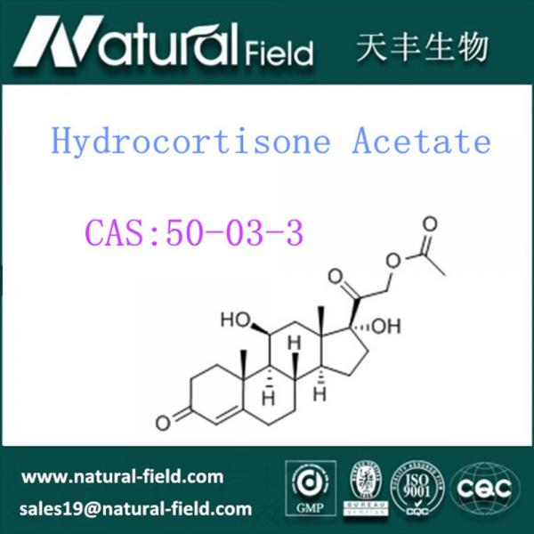 Quality Factory Supply High Purity 99% API-Hydrocortisone Acetate Powder CAS: 50-03-3 for sale