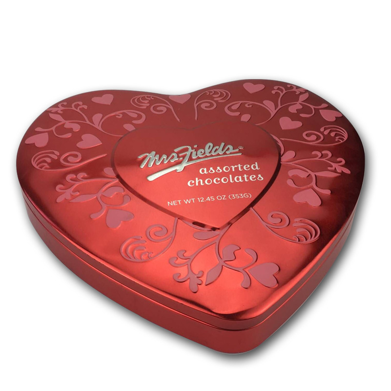 Extra Large Tin Containers Heart Shaped Cake Tins Wholesale Tin Boxes for Gifts