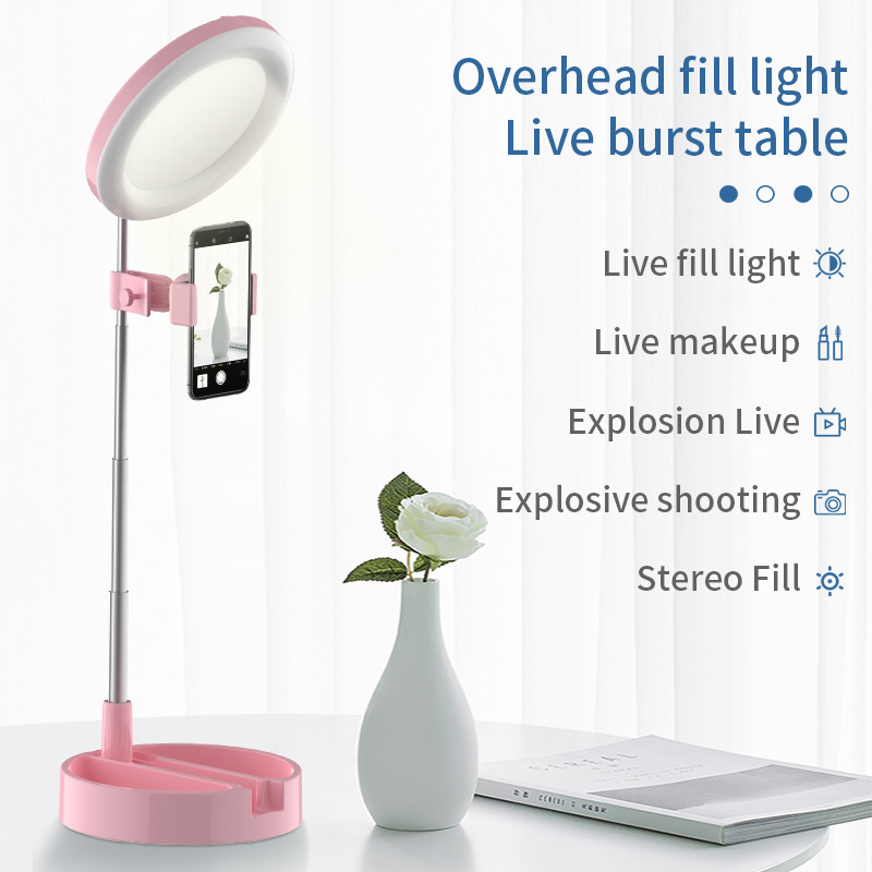 CE AC Adaptor 0.56kg 30cm Makeup Selfie Ring Light
