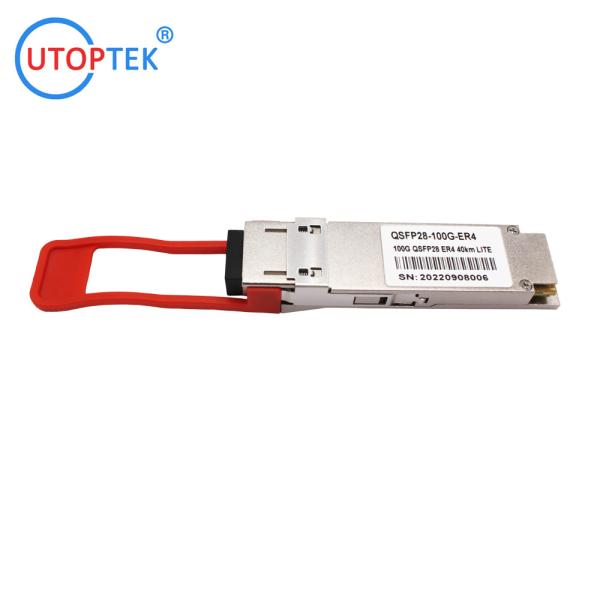 QSFP28-100G-ER4 40km Single mode 1310nm duplex LC fiber optical sfp transceiver 100G module Cisco huawei compatible