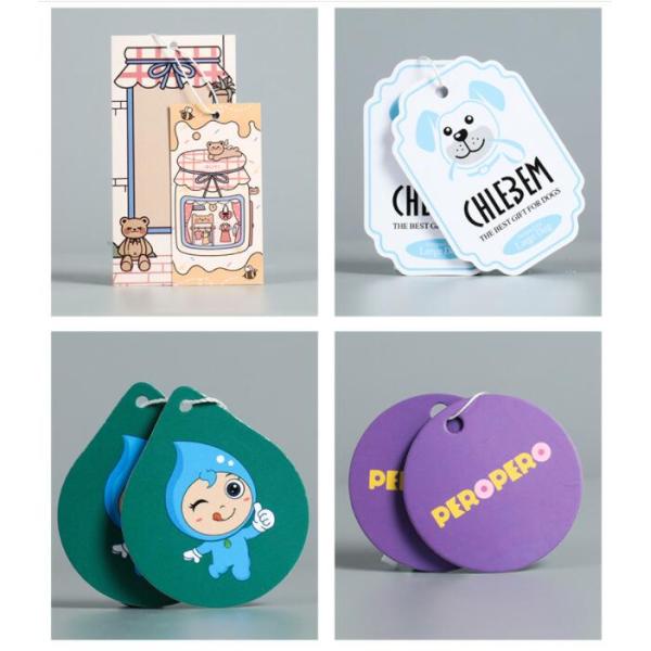 Children'S Clothing Printed Hang Tags Flexo printing Environmental Friendly