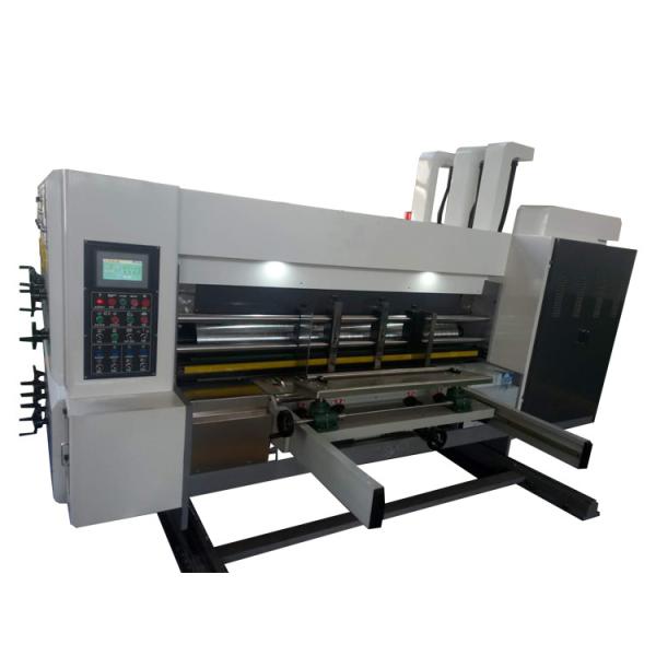 Quality Cardboard Flexo Printing And Die Cutting Machine Low Noise for sale