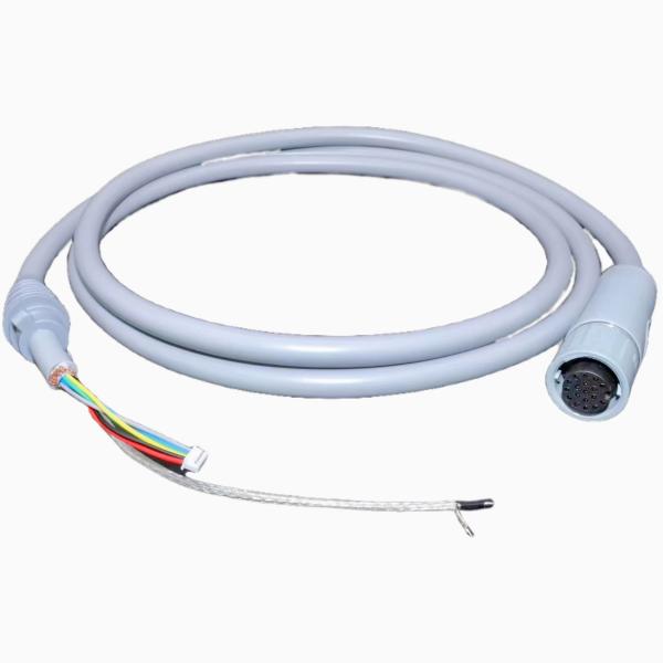 High Frequency Sensor Industrial Wire Harness Custom Braided Shield Outer Diameter 7MM
