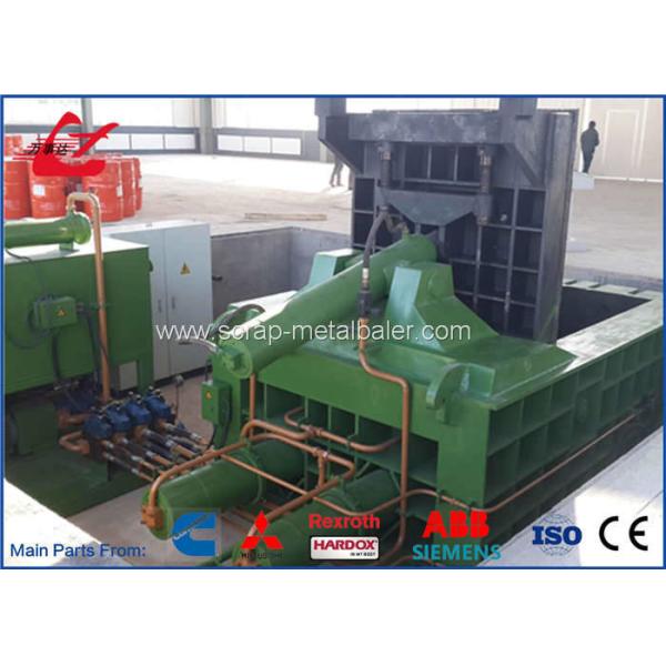 Popular Stainless Steel Scrap Metal Baler , Turn - Out Stype Baling Press Machine 250 Ton