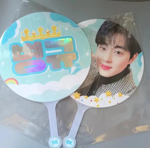 Quality Custom Lenticular One Side Kpop Picket Lenticular Picket Fan 3d Lenticular Hand Fan for sale