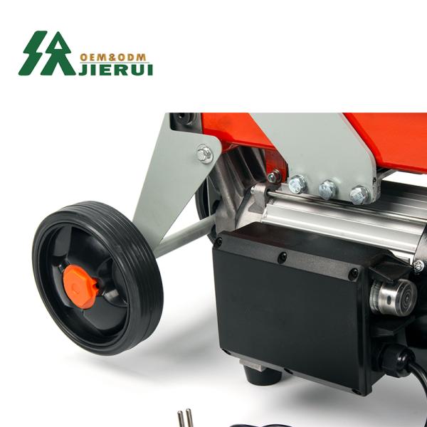 Electric Motor Vertical Wood Splitter For Upside Down Log Splitting In Construction