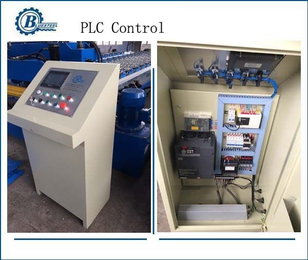 Color Steel Metal Steel Roofing Sheet Roll Forming Line Hydraulic Automatic