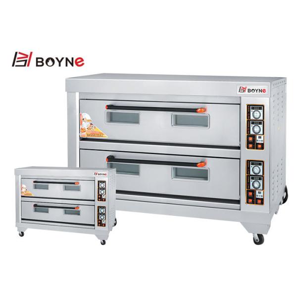 Stainless Steel Deck Oven 220v Two Deck Two Tray for Restaurant