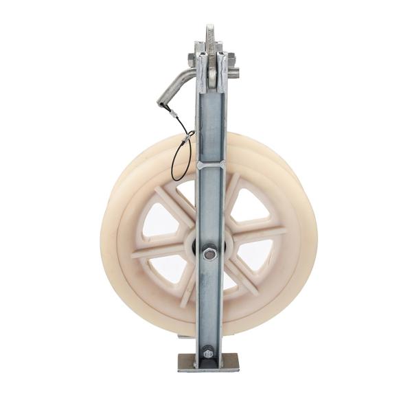 Quality Single Wheel Conductor Stringing Blocks 5KN-20KN Wire Stringing Blocks for sale