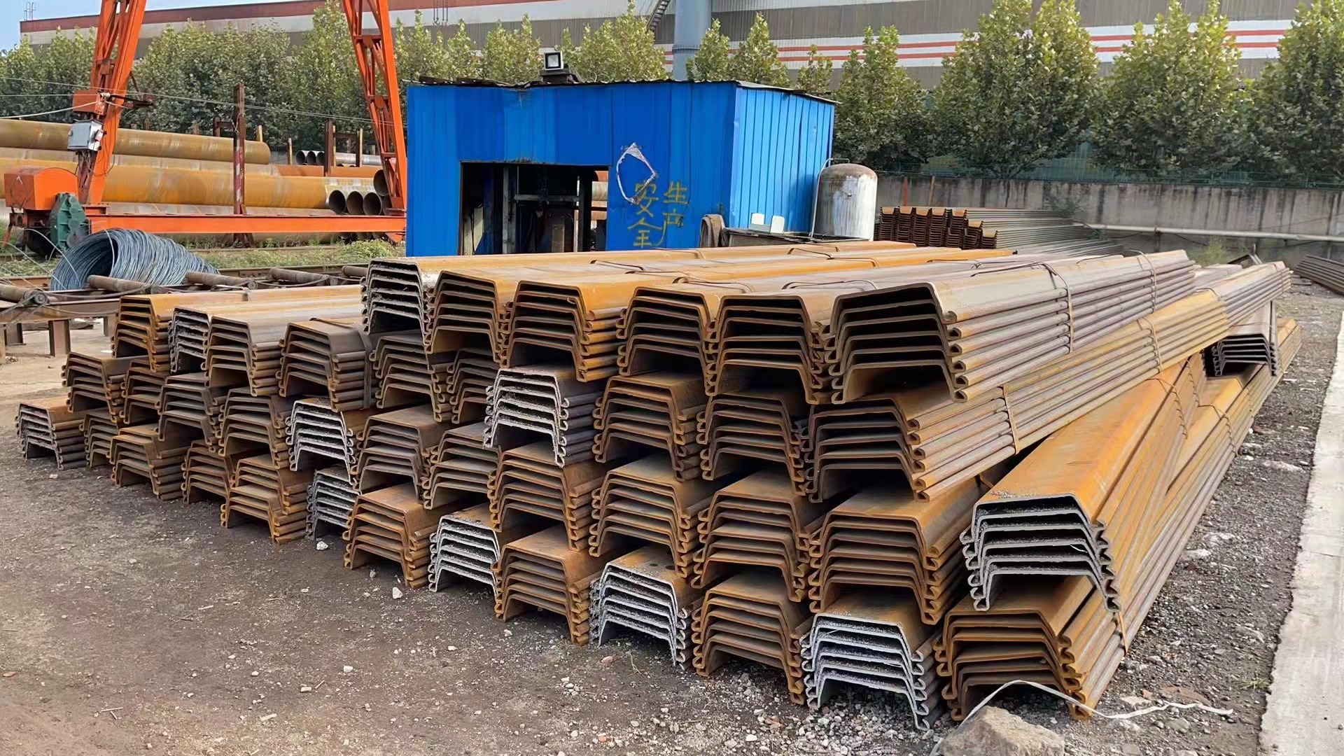 15.5mm Thickness Steel Sheet Pile Heavy Rail Type