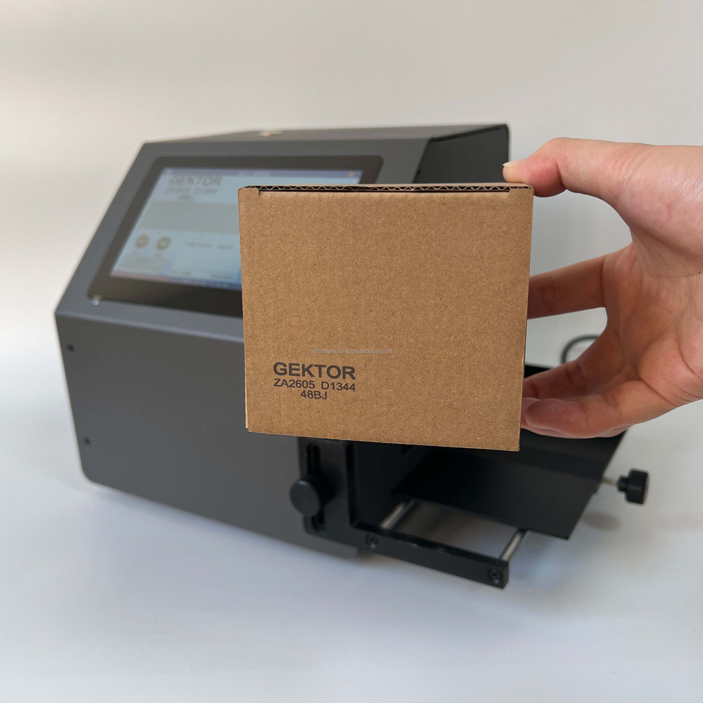 Hand Held Static Date Coding Equipment For Bottle Carton Plastic Bag