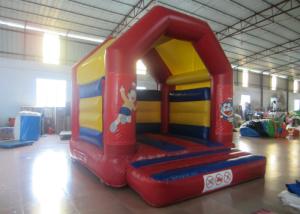 China Indoor Inflatable Bounce House , Big Party Bounce House With Slide 3.5 X 3.5m wholesale