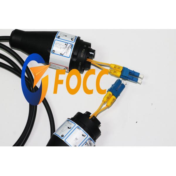 Waterproof PDLC RRU Outdoor Fiber Optic Patch Cables 7.0mm Inside Armored