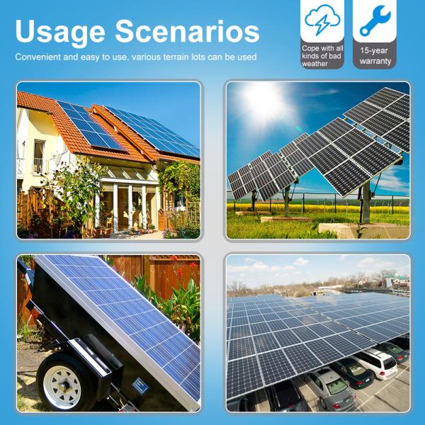 182mmx182mm PERC Cell Longi 450W Monocrystalline Solar Panel Energy Saving for Home