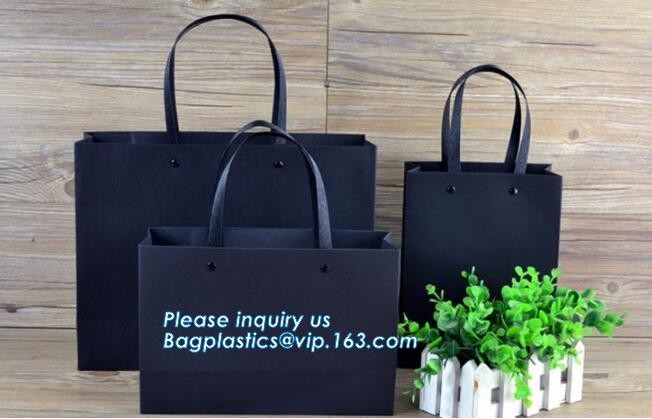 Customized Cut Printed Coated Paper Shopping Bag with Matt Lamination,rope handle custom logo printed white paper bag