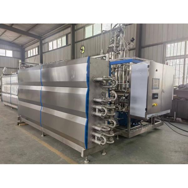 Advanced 7.5 Kw Aseptic VTlS Pasteurizing Machine for Soy Milk Processing Line 3 SOYMILK
