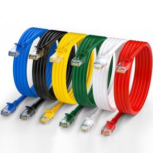 China Multiple Colors 1m 2m 3m 5m 10m STP UTP RJ45 Patch Cord Network Lan Ethernet Cable wholesale