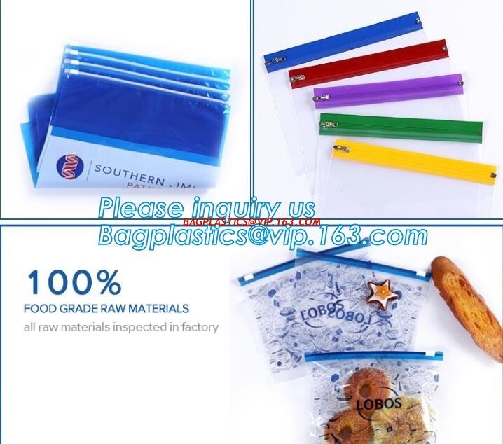 slider k bag doypack zipper/ECO-friendly slider bag, Slider Bags Stand Up Slider Bags For Food, frosted zipper loc