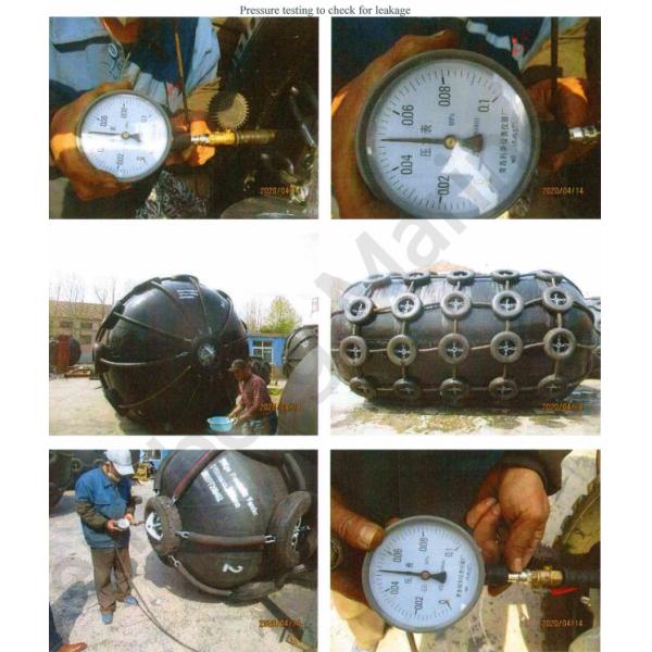 50Kpa 80Kpa Marine Yokohama Pneumatic Type Rubber Fender For Docking Boat