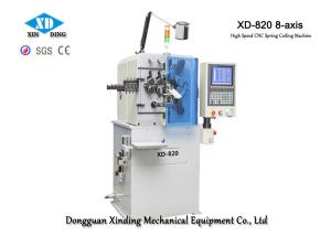 China XD-820 8-Axis High Speed Spring Coiling Machine Makes Wire Diameter 0.5 To 2.0mm wholesale