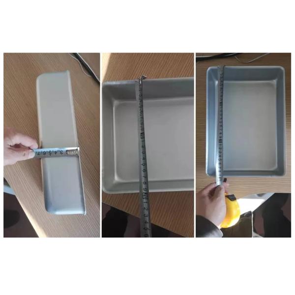 Food Grade Rectangular Aluminum Seafood Frozen Storage Box Container Freezing Tray