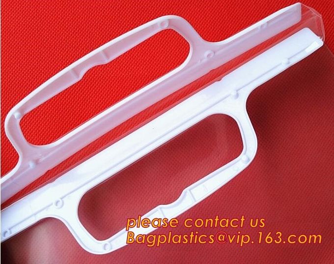 Biodegradable compostable Hanger Hook Handle Bag For Underwear Clothes, Rigid Snap Seal Handle Bikini Bag 3