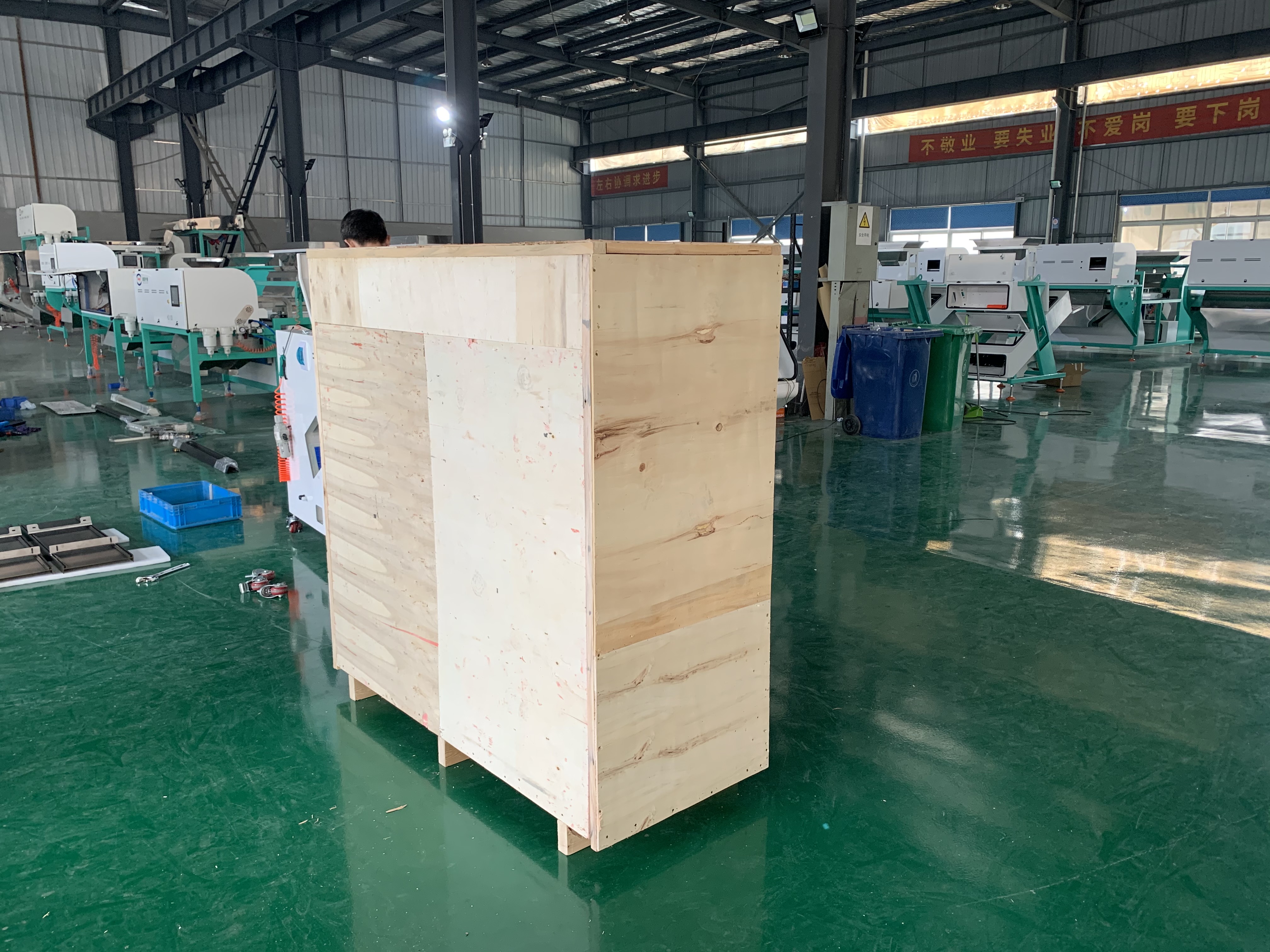 7 Chutes 220v CCD Bean Color Sorter Machine For Sorting Grain Crops