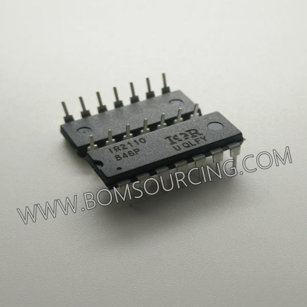 Quality 14 DIP Integrated Circuit Chip IR2110PBF IR2110 Half Bridge Gate Driver IC Non Inverting for sale