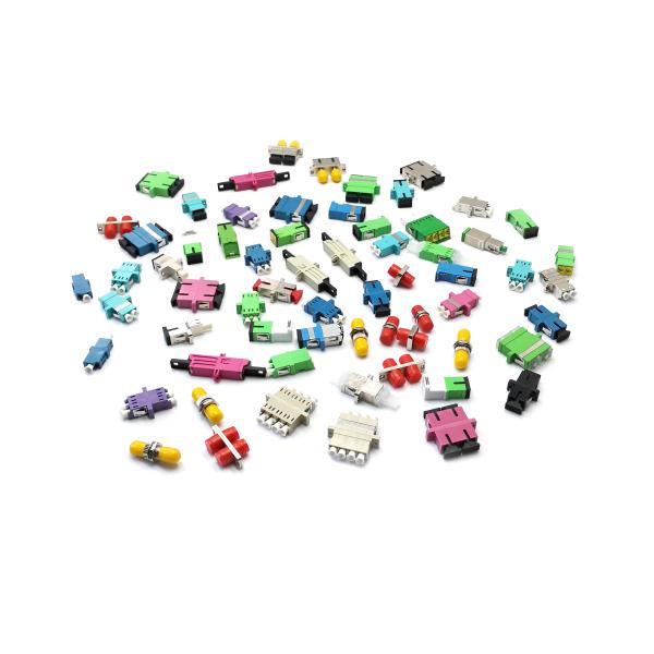 FTTB Duplex SC Fiber Optic Adapter Without Flange