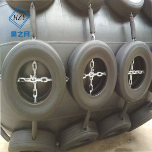 China 2500x4000mm Pneumatic Marine Fender Berthing Black Boat Bumpers on sale