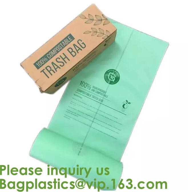 Eco friendly EN13432 Ok home compost certified 100% biodegradable compostable plastic T-shirt vest bag for shopping