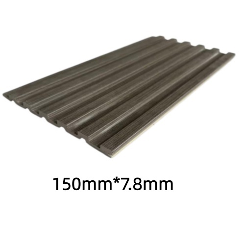 Zero Gap Seamless Interior Fluted WPC Wall Panels Cladding Louver WPC Wall Panel